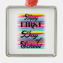 Search for first day of school christmas tree decorations Birthday for teacher