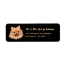 Search for pom pom return address labels Pomeranian