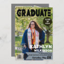 Search for magazine cover graduation invitations Modern