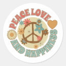 Search for peace love happiness stickers Peaceful