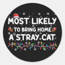 Search for winter cat stickers Xmas