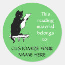 Search for cat reading bookplates Library