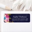 Search for birthday celebration return address labels Watercolor