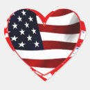 Search for red white and blue heart stickers Patriotic