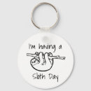 Search for sloths key rings Illustration