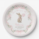 Search for pink gingham plates Coquette