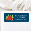 Search for camp return address labels Camping birthday party