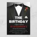 Search for tuxedo birthday invitations Men
