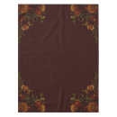 Search for orange floral tablecloths Fall