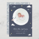 Search for moon birth announcement cards Modern