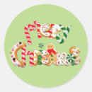 Search for gingerbread cookie stickers Green