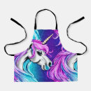 Search for fantasy aprons White unicorns