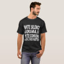 Search for white silence tshirts Black lives matter