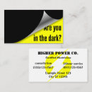 Search for electrical business cards Light