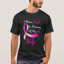Search for breast cancer in memory of tshirts Pink