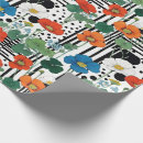 Search for orange and black wrapping paper Dots