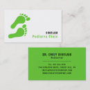 Search for footprints business cards Podiatrist