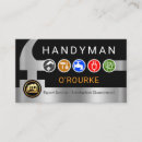 Search for hammer business cards Construction