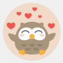Search for owl illustration stickers Funny