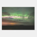 Search for northern lights wrapping paper Iceland