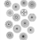 Search for circle with a line stickers Geometric