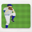 Search for baseballs mousepads Blue