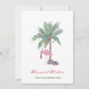Search for pink flamingo christmas cards Palm tree