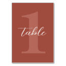 Search for boho wedding table cards Terracotta