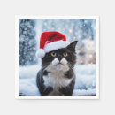 Search for black and white christmas napkins Humour