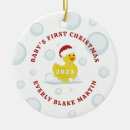 Search for duck christmas tree decorations Baby's first christmas