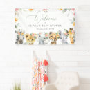 Search for jungle baby shower banners Wild animals
