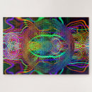 Search for neon light puzzles Abstract