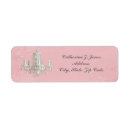 Search for chandelier wedding return address labels Bridal