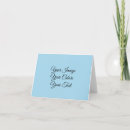 Search for blank thank you cards Blue