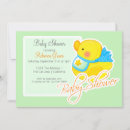 Search for rubber duck baby shower invitations Modern