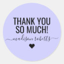 Search for lavender thank you stickers Modern