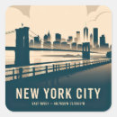 Search for new york souvenir stickers Brooklyn bridge