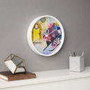 Search for blue and yellow clocks Modern