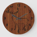 Search for carved wood clocks Cabin in the woods