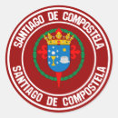 Search for santiago de compostela stickers Spain
