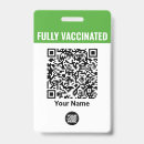 Search for vaccination id badges Employee
