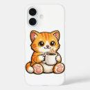 Search for cute coffee iphone cases Kawaii cat
