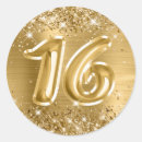 Search for number 16 stickers 16th birthday