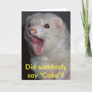 Search for ferret birthday cards Cake