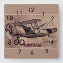 Search for aeroplane clocks Vintage