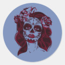 Search for day of the dead skull stickers Girl