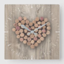 Search for wine clocks Rustic