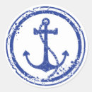 Search for vintage anchor stickers Blue