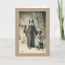 Search for vintage old world santa christmas cards Xmas