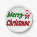 Search for santa claus paper plates Typography